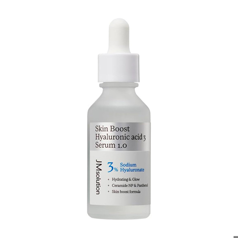 Купить JM SOLUTION SKIN BOOST HYALURONIC ACID 3 SERUM 1.0 (30ml)