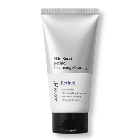 Купить JM SOLUTION SKIN BOOST RETINOL CLEANSING FOAM 1.5 (150ml)