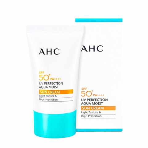 Купить [SALE] AHC UV PERFECT AQUA MOIST SUN CREAM SPF50+ / PA+++ (50ml) [EXP 11/2025]