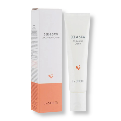 Купить [SALE] THE SAEM SEE & SAW A.C CONTROL CREAM(50ml) [EXP 11/2025]