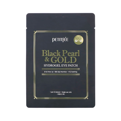 Купить [SALE] PETITFEE BLACK PEARL & GOLD HYDROGEL EYE PATCH SAMPLE (1ea) [EXP 11/2025]