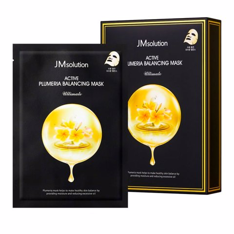 Купить [SALE] JM SOLUTION ACTIVE PLUMERIA BALANCING MASK ULTIMATE (30ml * 10ea) [EXP 11/2025]