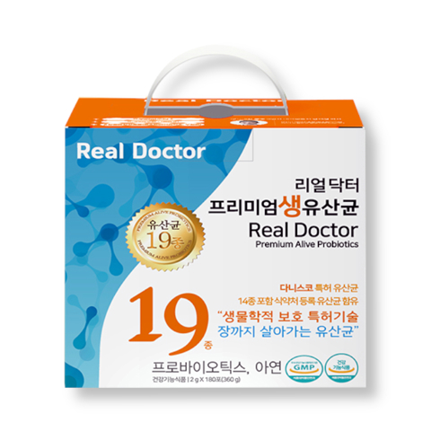 Купить REAL DOCTOR PREMIUM ALIVE PROBIOTICS (2gr * 180 Packets)