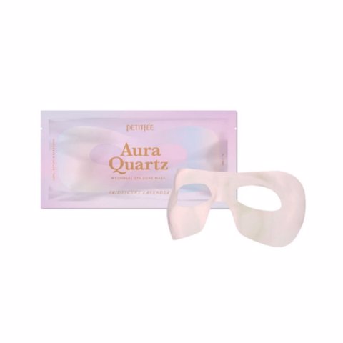 Купить [SALE] PETITFEE AURA QUARTZ HYDROGEL EYE ZONE MASK IRIDESCENT LAVENDER (19gr) [EXP 01/2026]