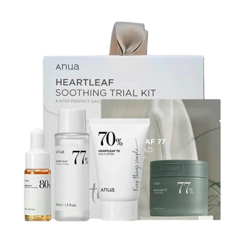 Купить ANUA HEARTLEAF SOOTHING TRIAL KIT (2ea + 40ml + 10ml + 20ml)