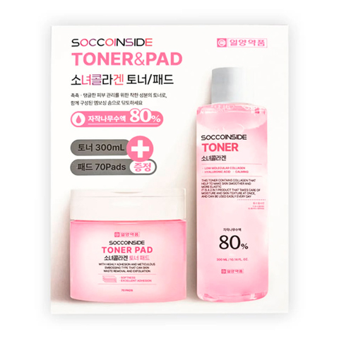 Купить IL-YANG PHARM SOCCOINSIDE TONER & PAD (300ml + 70pads)