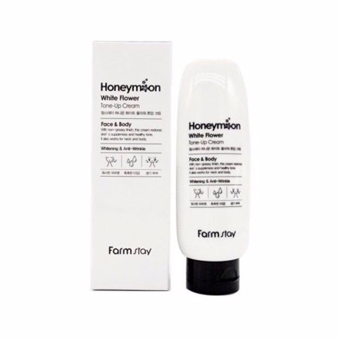 Купить [SALE] FARM STAY HONEYMOON WHITE FLOWER TONE-UP CREAM (150ml) [EXP 03/2026]