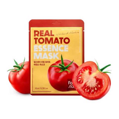 Купить [SALE] FARM STAY REAL TOMATO ESSENCE MASK (10ea) [EXP 02/2026]