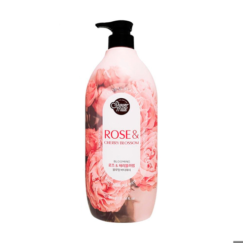 Купить KERASYS SHOWER MATE BODY WASH ROSE & CHERRY BLOSSOM (900gr)